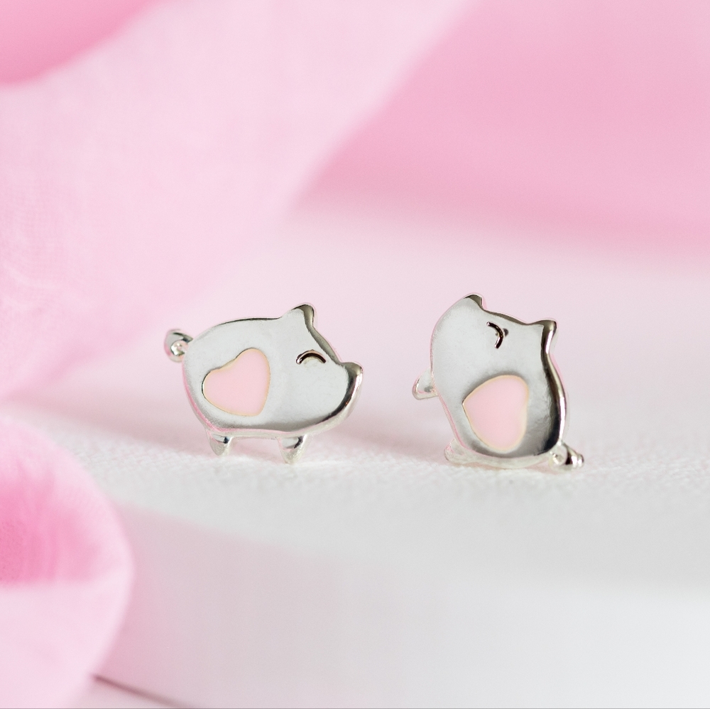 Petite Piggy Earrings